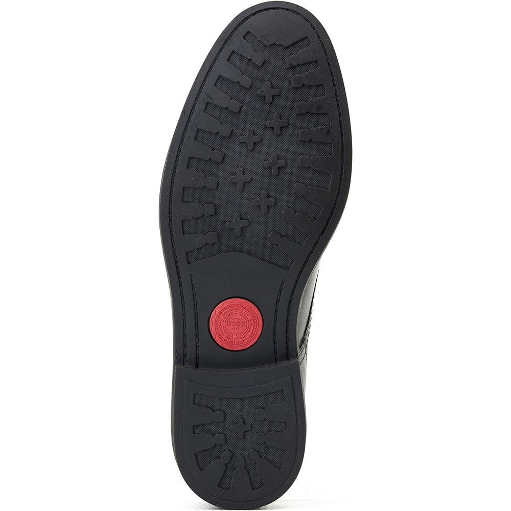 Plymouth Waxy Toe Cap Boots Black