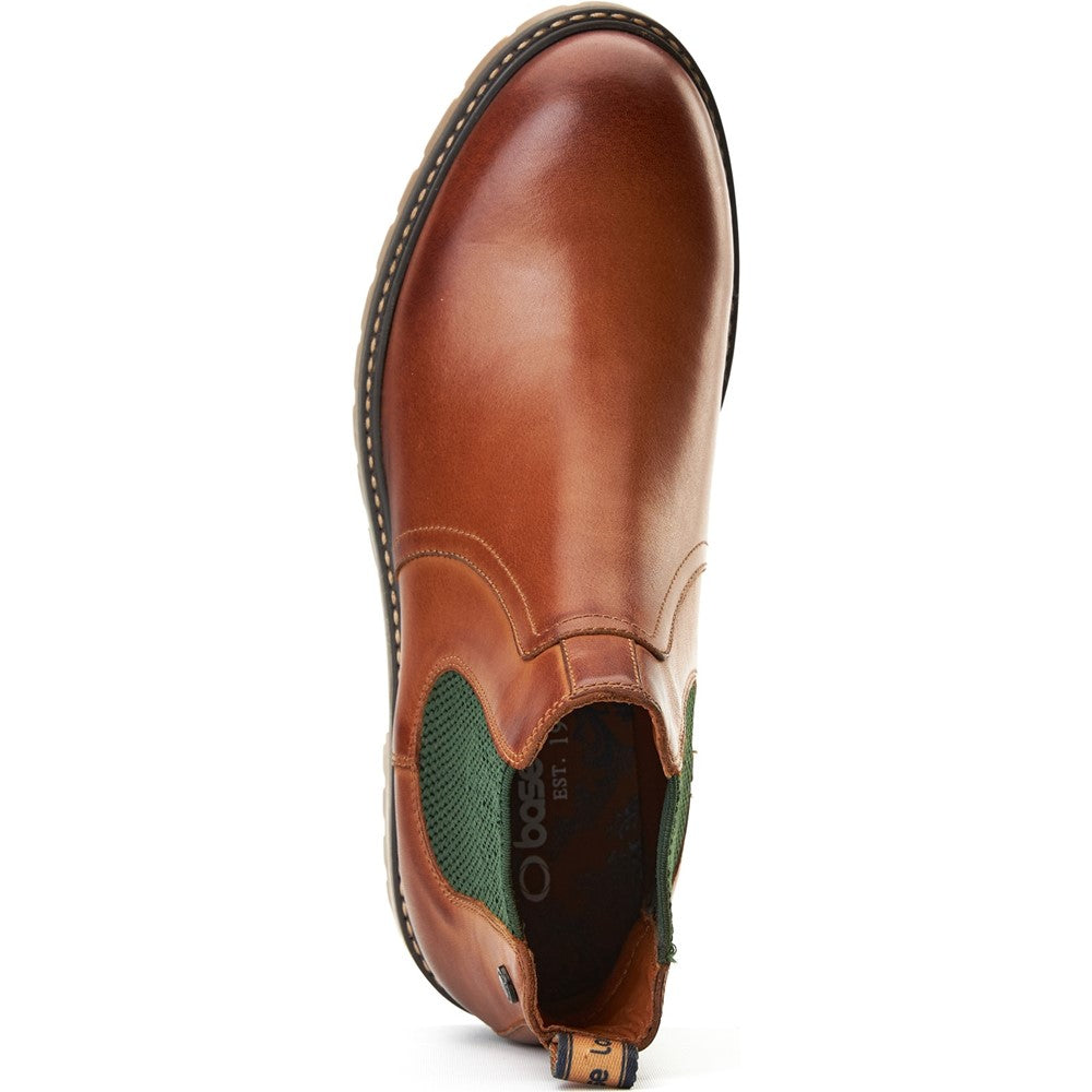 Zinc Pull Up Chelsea Boots Tan