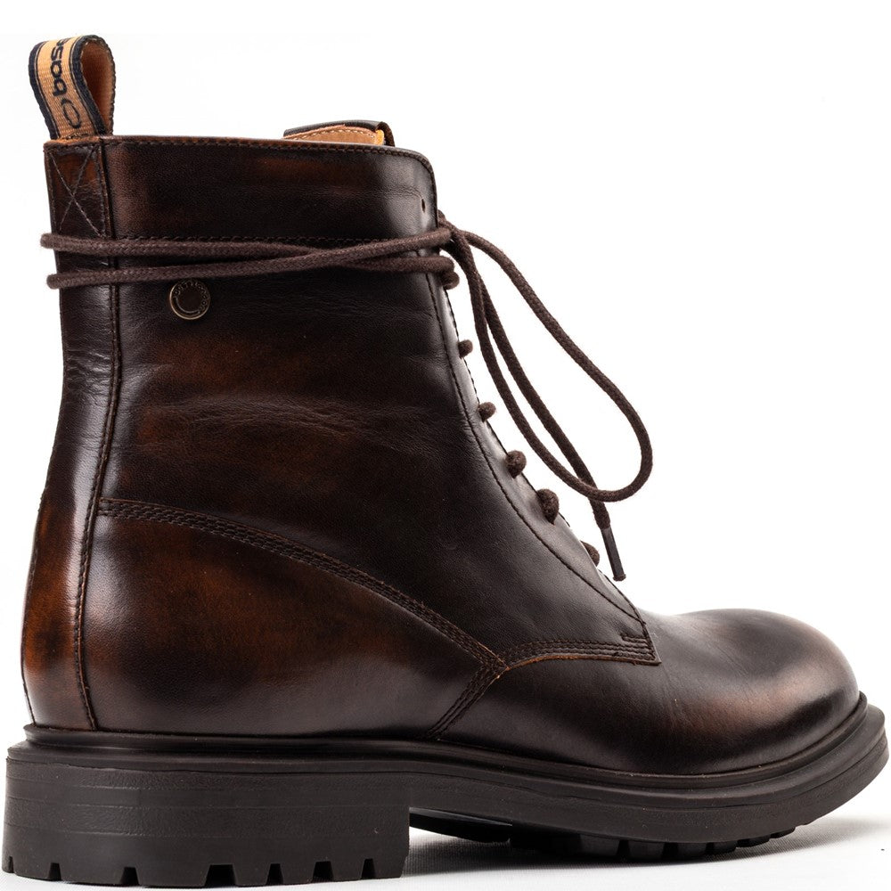 Brunel Lace-up Boots Brown