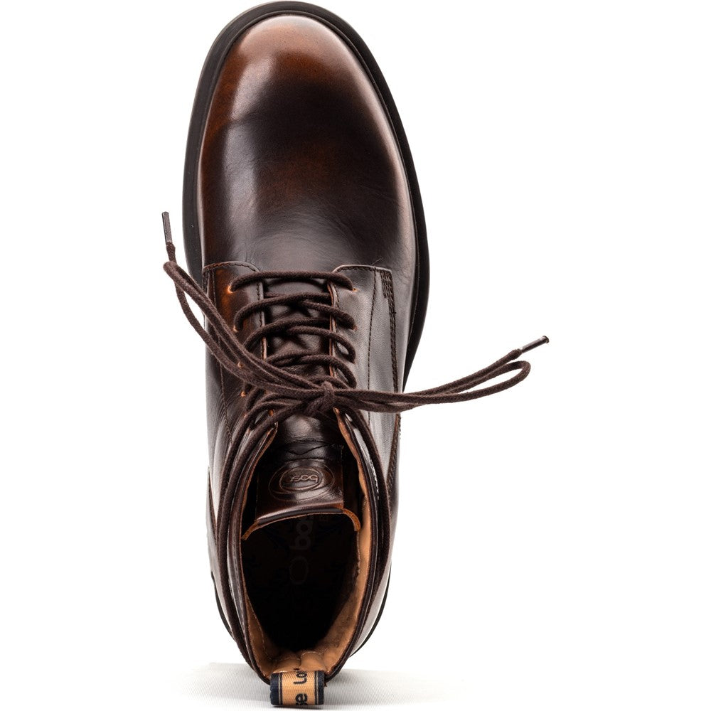 Brunel Lace-up Boots Brown