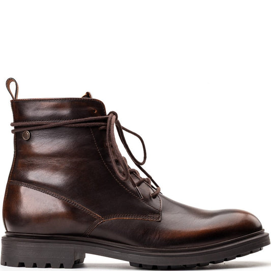 Brunel Lace-up Boots Brown