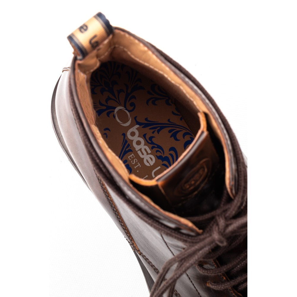 Brunel Lace-up Boots Brown