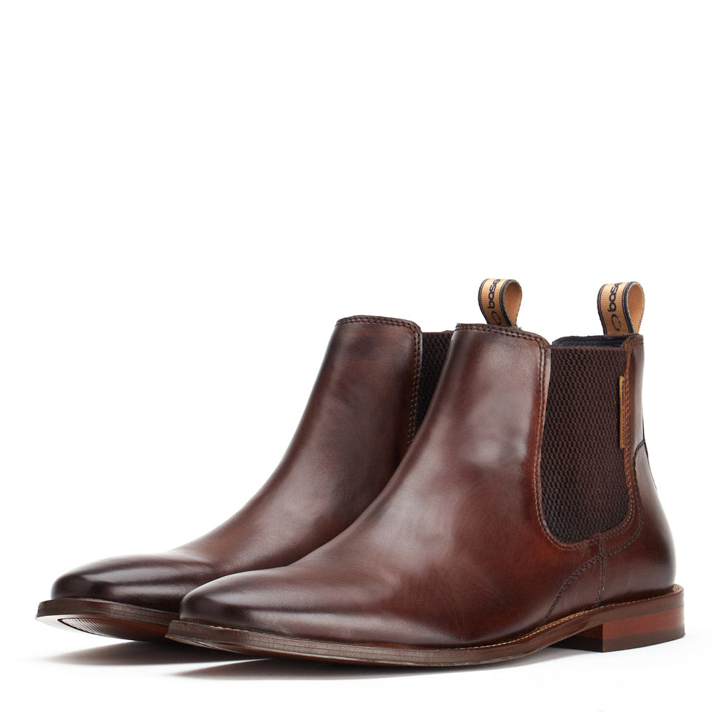 Sikes Washed Chelsea Boots Brown