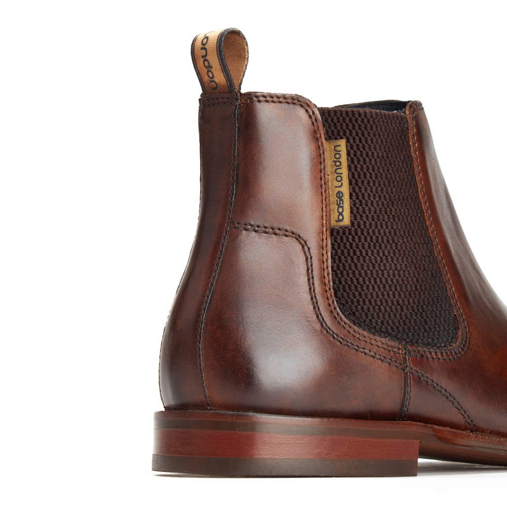 Sikes Washed Chelsea Boots Brown